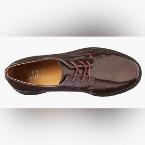 Franco Sarto Burgundy Patent Leather Loafers